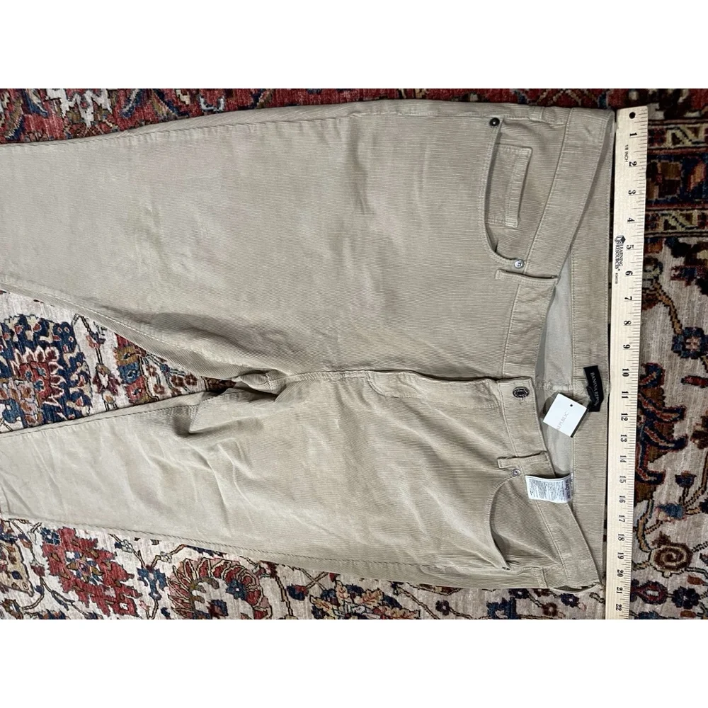 New with Tag Banana Republic Beige Micro Corduroy Fall Pants Size 35